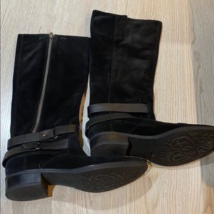 Geox Suede Leather Boots 👢🖤